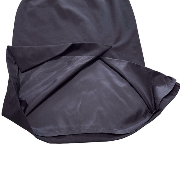 MaxMara New Wool Midi Pencil Skirt in Black Size 8 Made in Italy - Picture 7 of 12